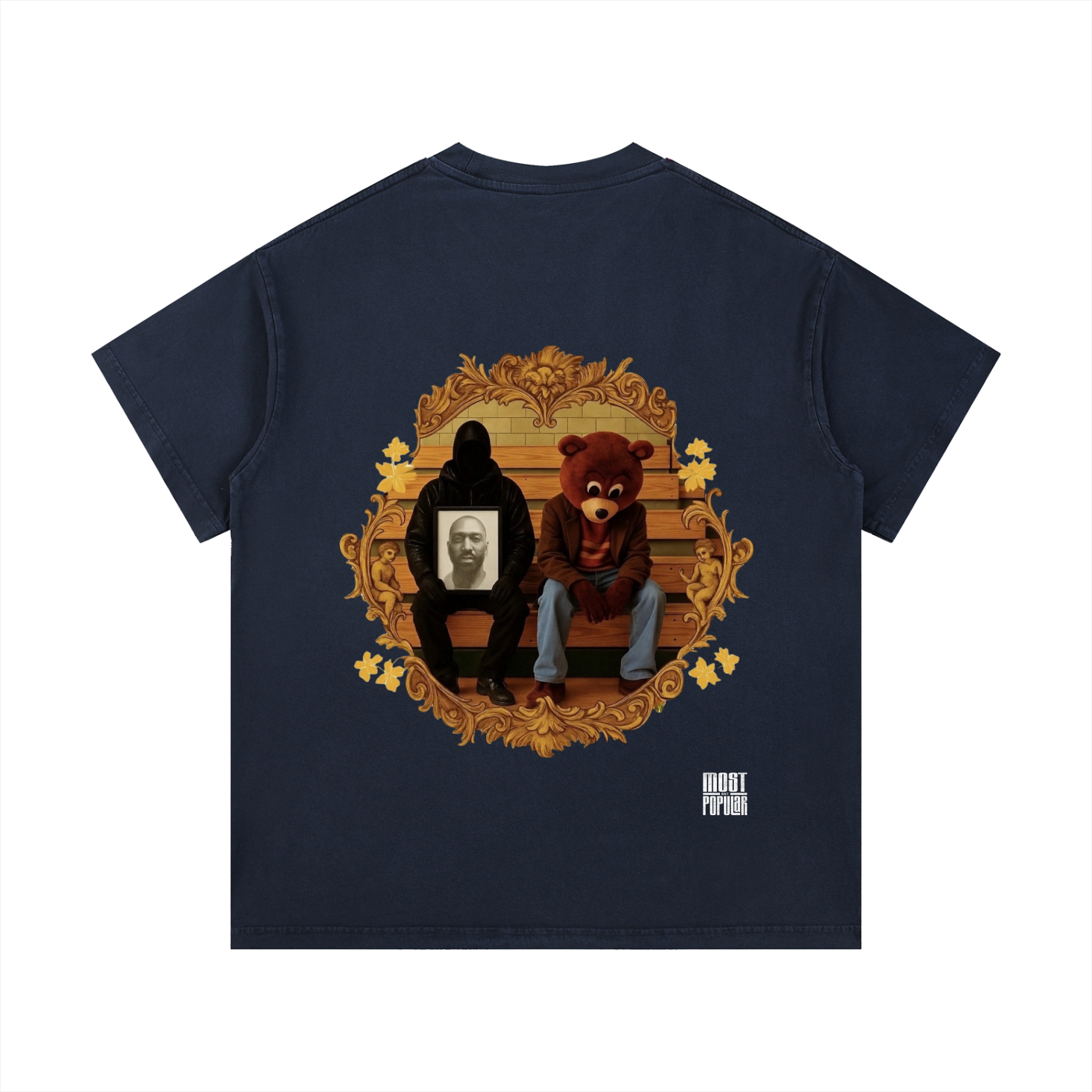Kanye West - College Dropout x Vultures 2 - Vintage Wash Cotton T-Shirt