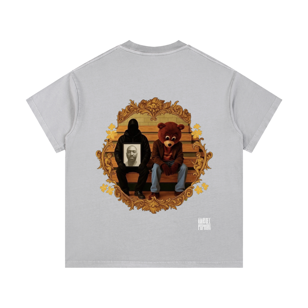 Kanye West - College Dropout x Vultures 2 - Vintage Wash Cotton T-Shirt