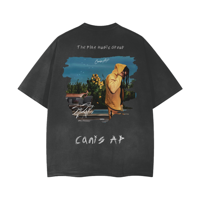 Canis AP - Streetwear Unisex Washed Effect Vintage T-Shirt