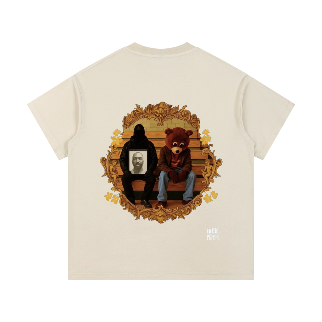 Kanye West - College Dropout x Vultures 2 - Vintage Wash Cotton T-Shirt