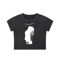Canis Ap - Snow Washed Crop Top
