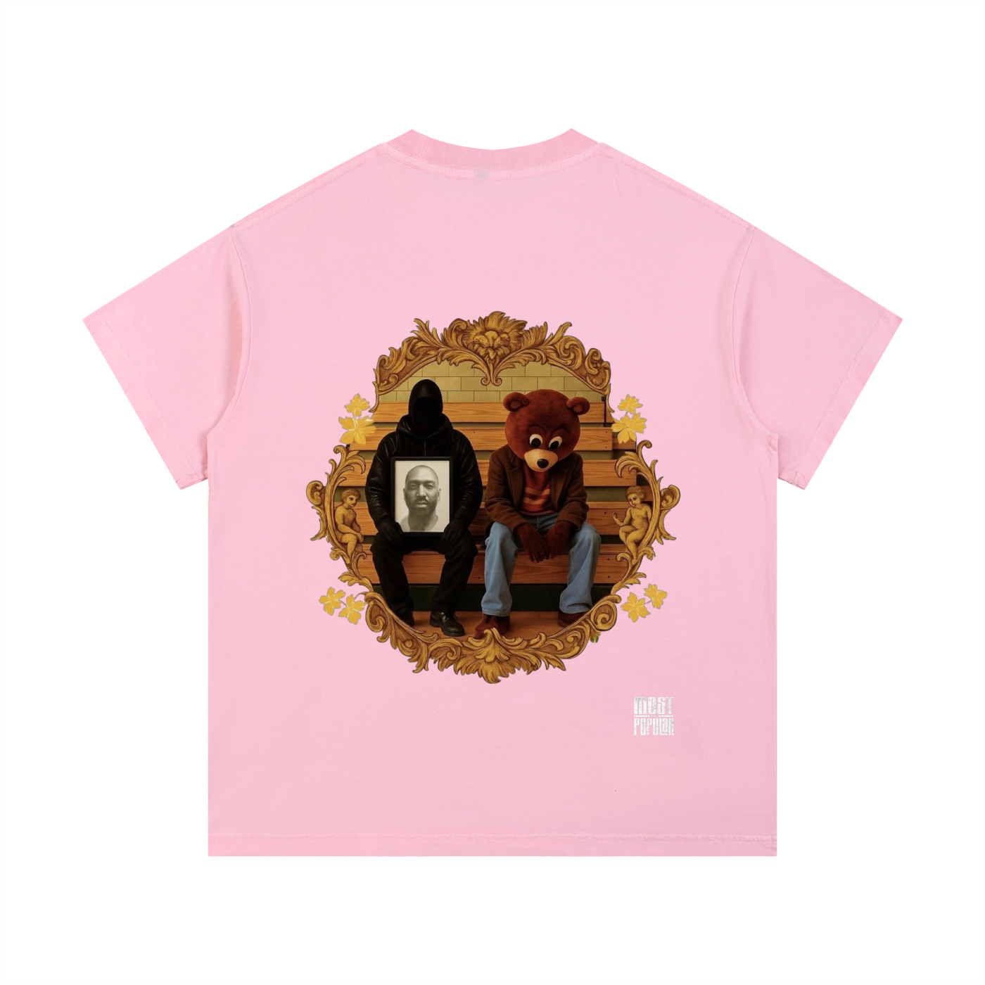 Kanye West - College Dropout x Vultures 2 - Vintage Wash Cotton T-Shirt