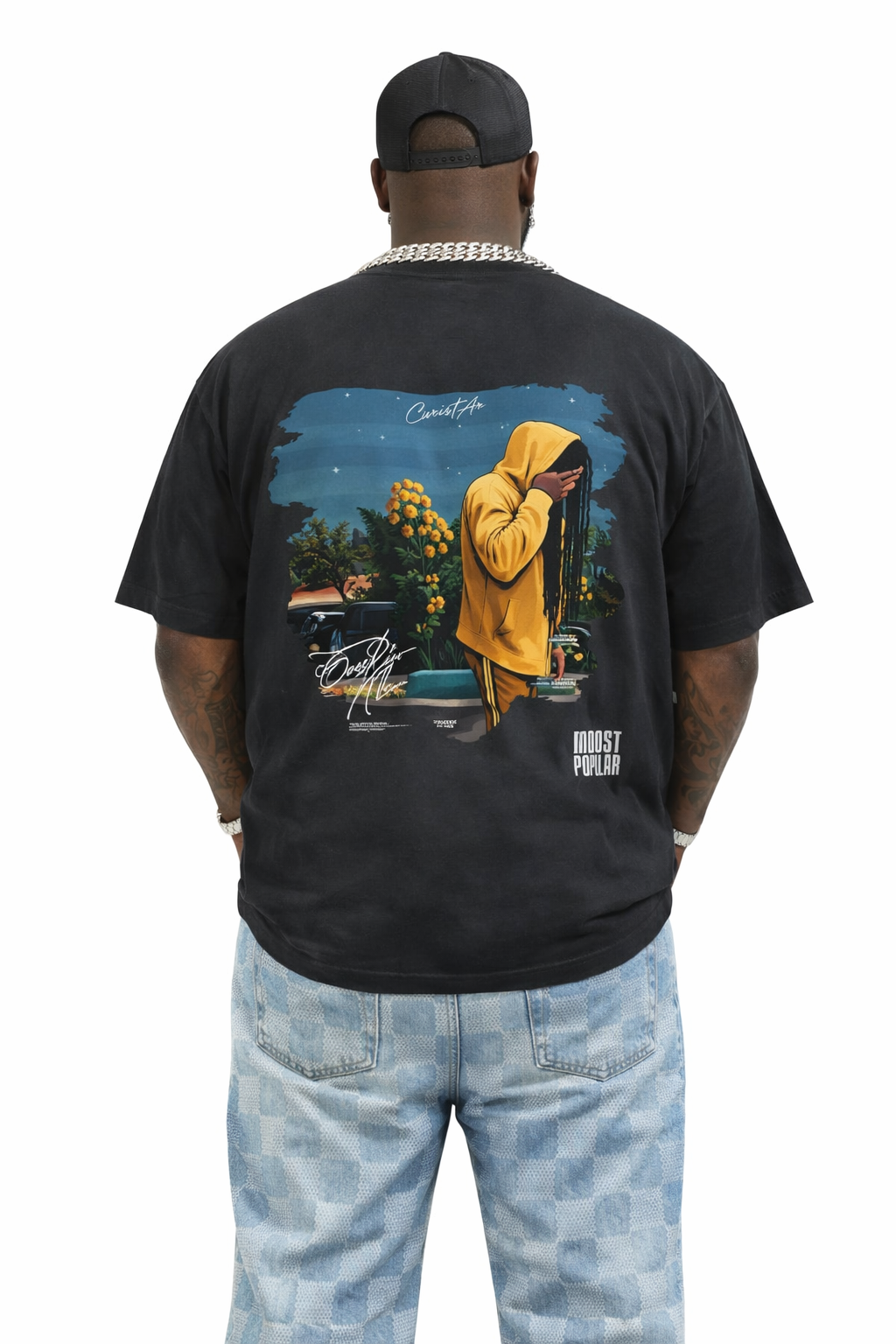 Canis AP - Streetwear Unisex Washed Effect Vintage T-Shirt