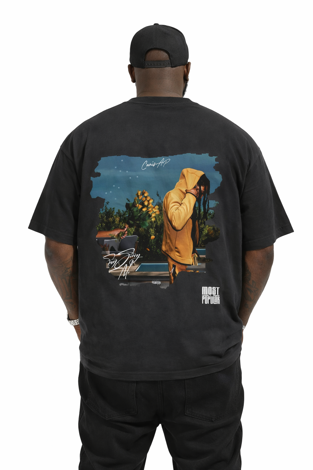 Canis AP - Streetwear Unisex Washed Effect Vintage T-Shirt
