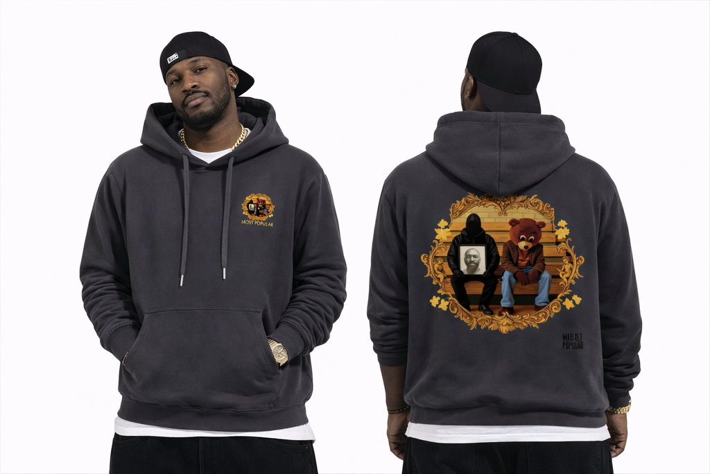 Kanye West - College Dropout x Vultures 2 - Basic Unisex Cotton Hoodie