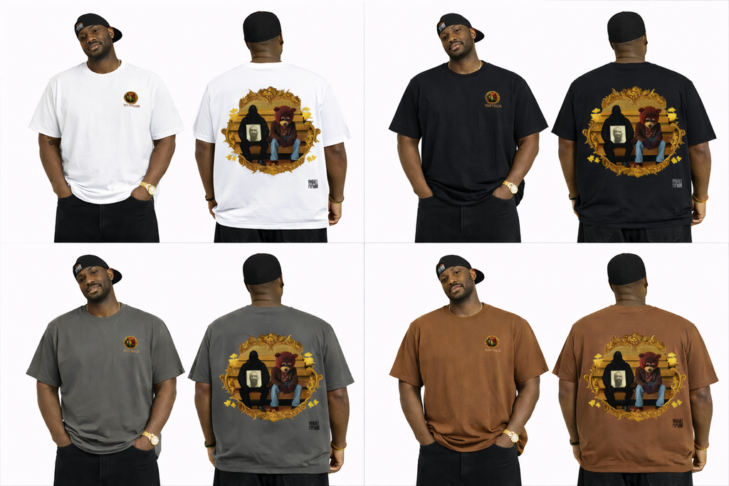 Kanye West - College Dropout x Vultures 2 - Basic Cotton Unisex T Shirt
