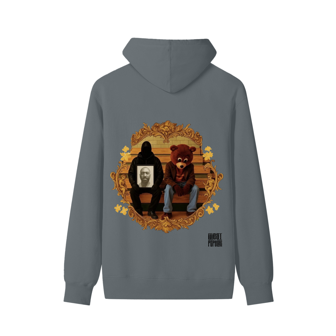 Kanye West - College Dropout x Vultures 2 - Basic Unisex Cotton Hoodie