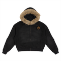 Kanye West - College Dropout x Vultures 2 - Sun Fade Detachable Fur Hoodie