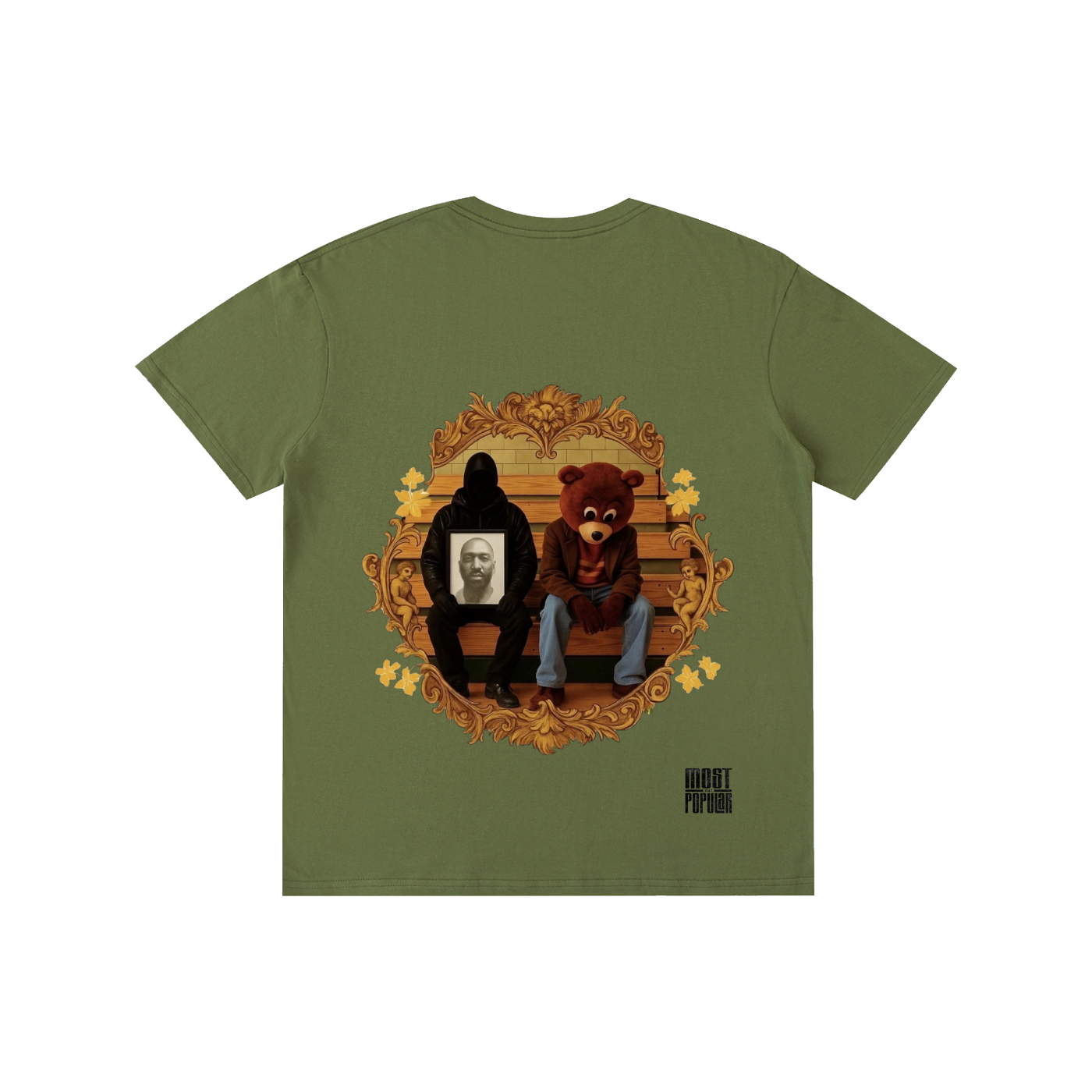 Kanye West - College Dropout x Vultures 2 - Basic Cotton Unisex T Shirt
