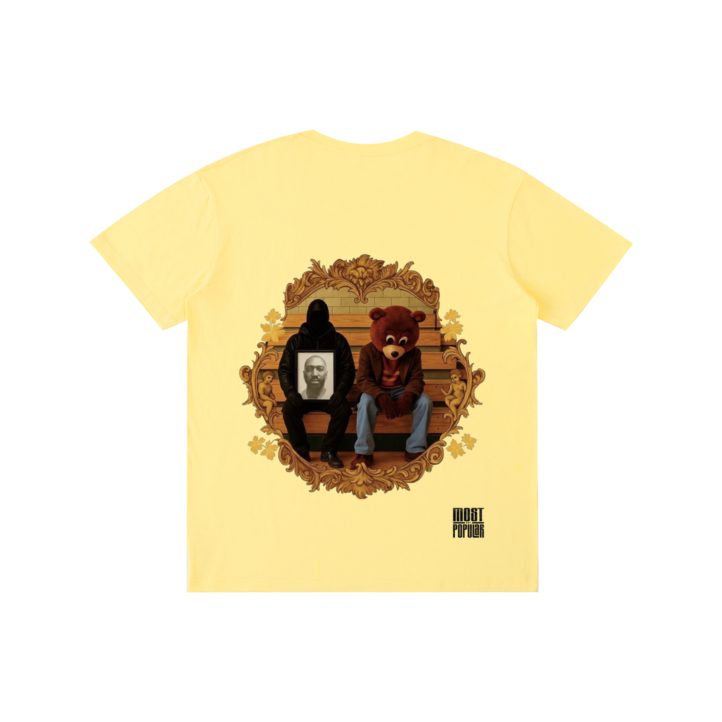 Kanye West - College Dropout x Vultures 2 - Basic Cotton Unisex T Shirt