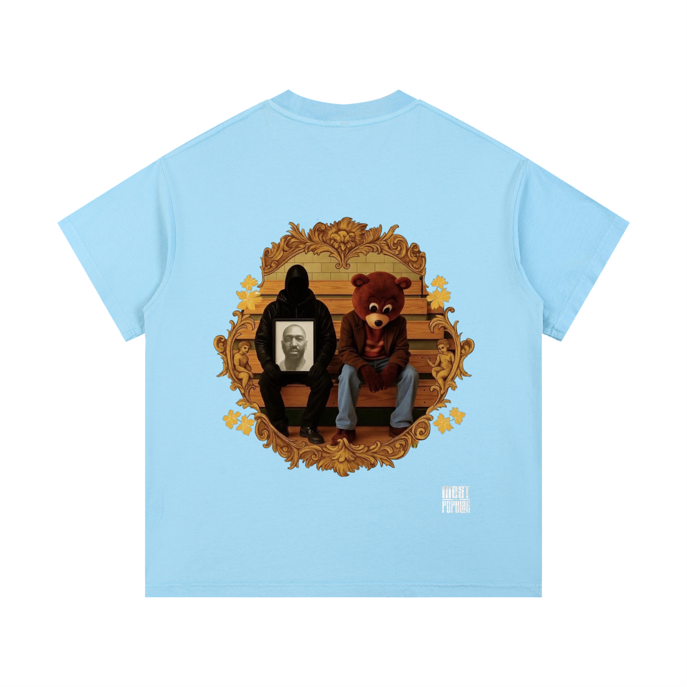 Kanye West - College Dropout x Vultures 2 - Vintage Wash Cotton T-Shirt