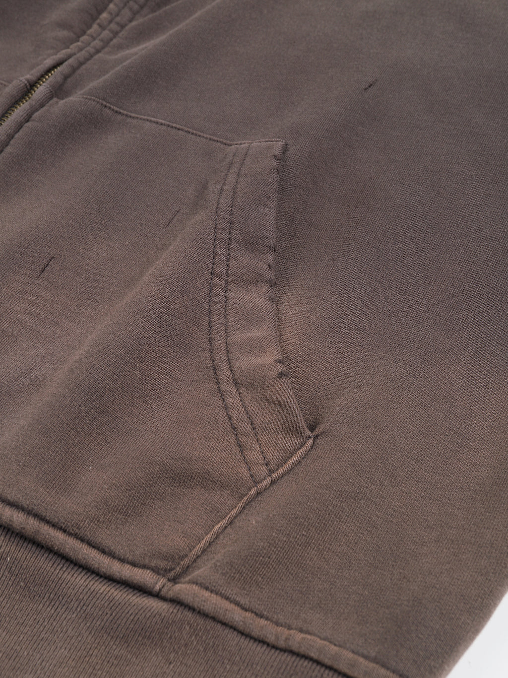 Kanye West - College Dropout x Vultures 2 - Hand Frayed Sunfaded Zip Hoodie