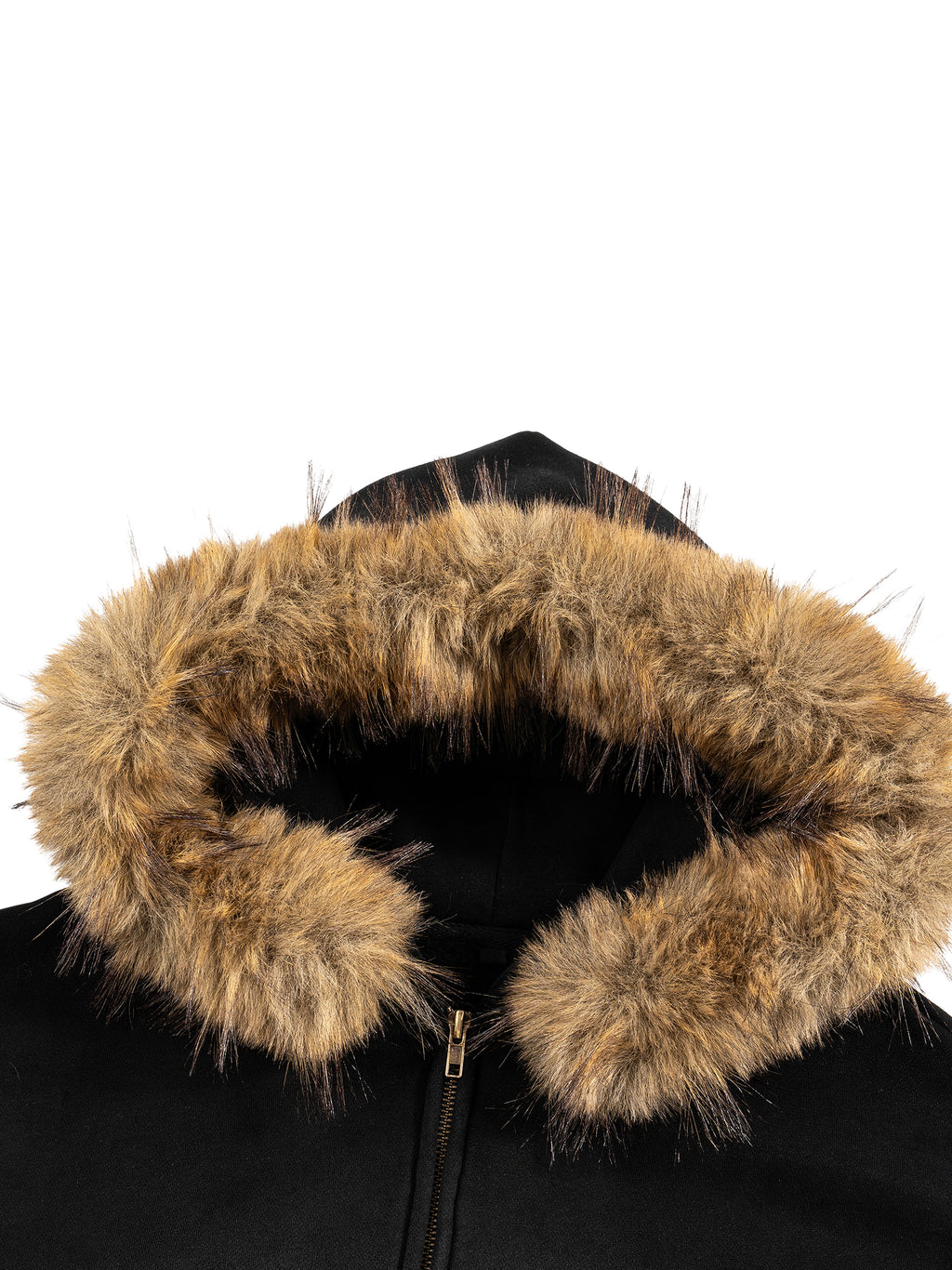 Kanye West - College Dropout x Vultures 2 - Sun Fade Detachable Fur Hoodie