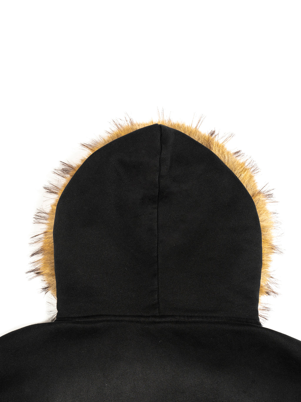 Kanye West - College Dropout x Vultures 2 - Sun Fade Detachable Fur Hoodie